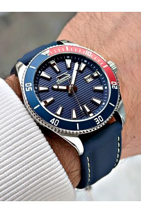 ساعت مچی سرمه ای مردانه 41-45 میلی متر Slazenger - کد 792159305