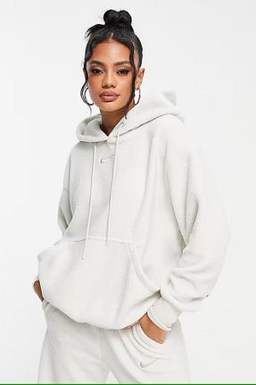 سوئیشرت اسپرت طوسی زنانه اورسایز Nike - کد 889723458