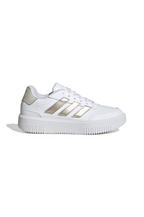 کفش اسنیکر سفید زنانه بند دار adidas - کد 887013995