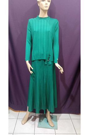 ست بالاتنه و پائین تنه سبز زنانه تریکو MODA - کد 889768052