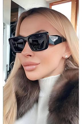 عینک آفتابی مشکی زنانه 51 Eyesofia - کد 827646943