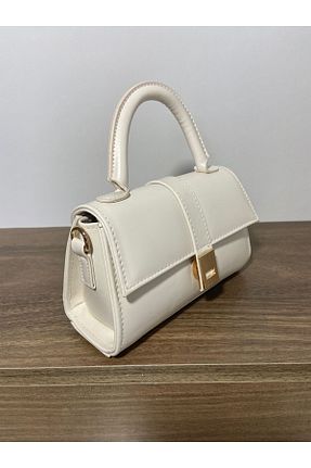کیف دوشی بژ زنانه چرم مصنوعی İsella - کد 889808050