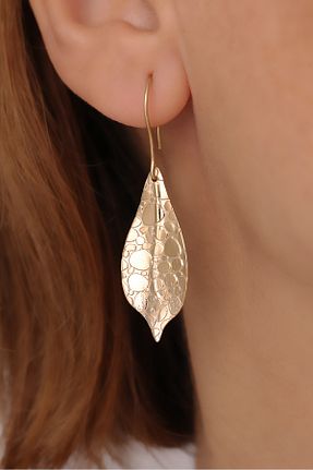 گوشواره نقره طلائی زنانه 925 عیار Nox Jewelry - کد 889589405