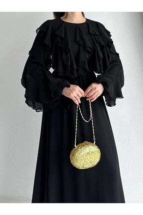 لباس مشکی زنانه بافتنی MELEK ARAZ - کد 889834387