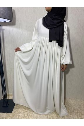 کلاه و ابایا سفید زنانه بافتنی ARLİNKAR - کد 870942858