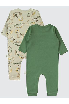 سرهمی خواب سبز بچه گانه پنبه ای Civil Baby - کد 890635565