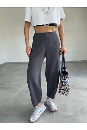 شلوار طوسی زنانه پارچه Paw Garage - کد 856492334