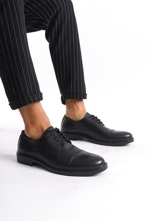 کفش کژوال مشکی مردانه چرم خالص CZ London - کد 889879471