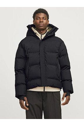 کاپشن مشکی مردانه اورسایز Jack & Jones - کد 868033689