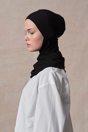 کلاه شنای حجاب مشکی زنانه Qef - کد 889932647