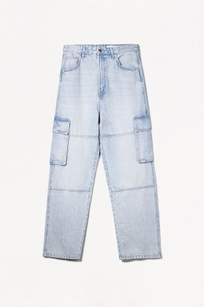 شلوار جین آبی مردانه رگولار Bershka - کد 889941444