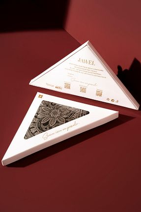 روسری خاکی پلی استر JAWEL - کد 889949203