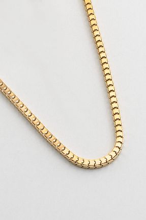 گردنبند استیل ( فولاد ) زرد مردانه استیل ضد زنگ So Chic - کد 889940160