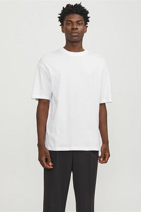 تیشرت سفید مردانه اسلیم فیت Jack & Jones - کد 829744176
