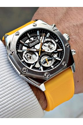 ساعت مچی زرد مردانه 41-45 میلی متر Slazenger - کد 849310399