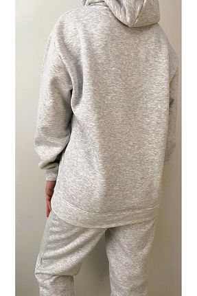 ست بالاتنه و پائین تنه طوسی زنانه بافتنی emily store - کد 889956575