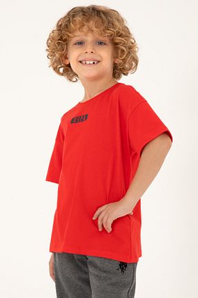 تیشرت قرمز بچه گانه اورسایز U.S. Polo Assn. - کد 890690929