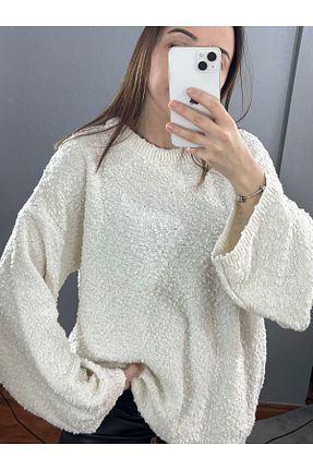 پلیور نباتی زنانه بافت دار AYYEL - کد 889961449
