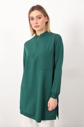 تونیک سبز زنانه پنبه ای Linvey - کد 889974900