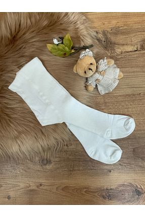 جوراب سفید بچه گانه پنبه - الاستین Petibör Baby - کد 889977914