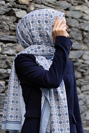 شال بژ زنانه Medine İpeği Vissona - کد 889986569