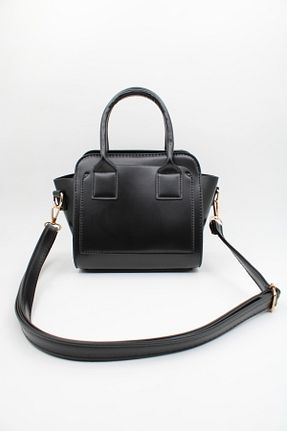 کیف دوشی مشکی زنانه چرم مصنوعی LASSO - کد 889720813