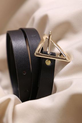 کمربند مشکی زنانه چرم مصنوعی Vitastyle - کد 889993555