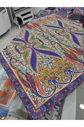 روسری رنگی 90 x 90 Silk Touch - کد 889996645