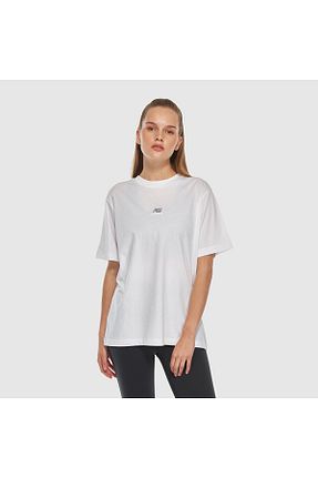 تیشرت سفید زنانه رگولار New Balance - کد 853487126