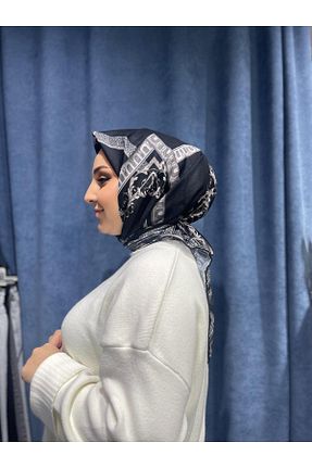 روسری رنگی هندسی HB COLLECTİON - کد 890095206