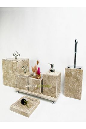 ست حمام بژ Mermer Modestmar - کد 890089835