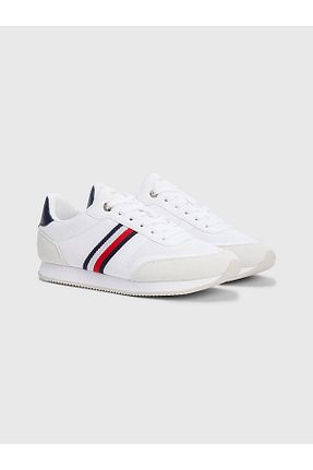 کفش اسنیکر طلائی زنانه بند دار Tommy Hilfiger - کد 758782343