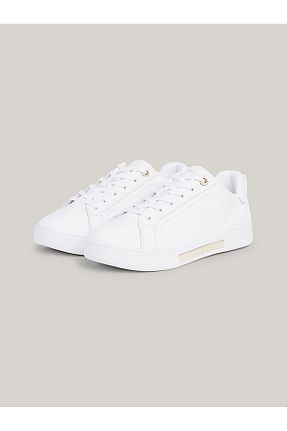 کفش اسنیکر سفید زنانه چرم اصل Tommy Hilfiger - کد 829504901