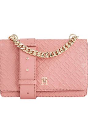 کیف دوشی صورتی زنانه چرم مصنوعی Tommy Hilfiger - کد 815715942