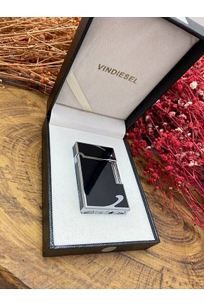 فندک کلاسیک مشکی Vindiesel - کد 890764513