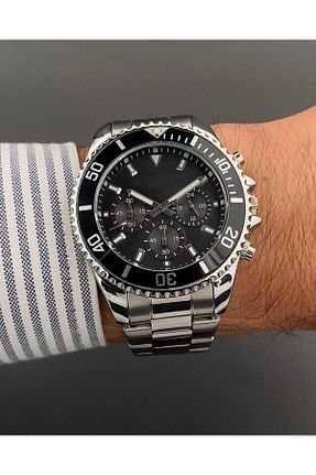 ساعت مچی مشکی مردانه 36-40 میلی متر ÇENÇEN - کد 286892206