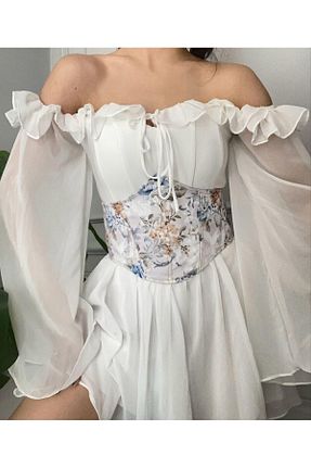کمربند آبی زنانه مخلوط پلی استر Alessia - کد 841560763