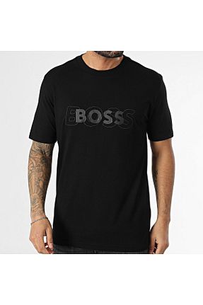 تیشرت مشکی مردانه رگولار BOSS - کد 890133166