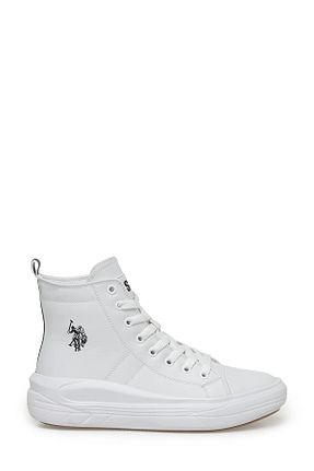 کفش اسنیکر سفید زنانه بند دار U.S. Polo Assn. - کد 756249652