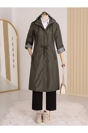ترنچکت خاکی زنانه پنبه ای Modamorfo - کد 282854698