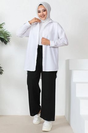 شلوار حجاب مشکی زنانه مخلوط پلی استر İmajButik - کد 740109373