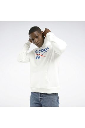 سوئیشرت سفید مردانه ساده Reebok - کد 782158571