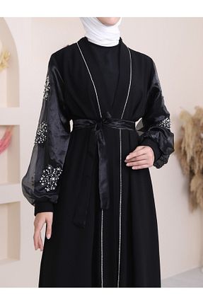 لباس مجلسی حجاب مشکی زنانه یقه ایستاده Modamorfo - کد 368723924