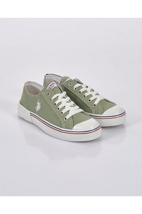 کفش اسنیکر سبز زنانه بند دار U.S. Polo Assn. - کد 677286873