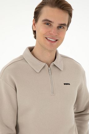 سوئیشرت طوسی مردانه ساده U.S. Polo Assn. - کد 890143819