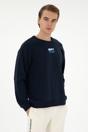 سوئیشرت سرمه ای مردانه ساده U.S. Polo Assn. - کد 890143670
