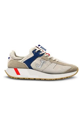 کفش اسنیکر بژ مردانه بند دار Joma - کد 682166932