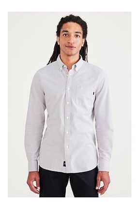 پیراهن طوسی مردانه اسلیم فیت Dockers - کد 822135220
