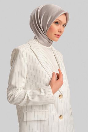 ست بالاتنه و پائین تنه حجاب سفید زنانه رگولار Armine - کد 871260240