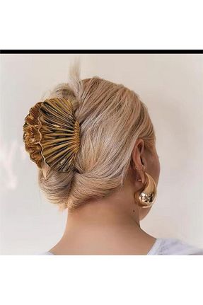 گیره سر طلائی زنانه مودال Pelin Aksesuar - کد 890164789